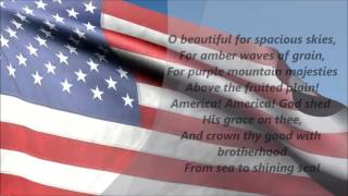 America The Beautiful Lyrics [upl. by Steffi]