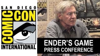 Enders Game Comic Con 2013 Interview  Harrison Ford  Beyond The Trailer [upl. by Peltier]