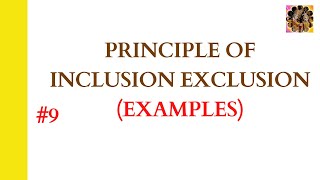 9 Principle of Inclusion Exclusion kya hai  Questions on Inclusion Exclusion principle settheory [upl. by Orford890]