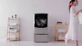 LG TWINWash™ Washing Machine User Scene Video  Fast and Clean Wash 27 inch ver [upl. by Dani533]