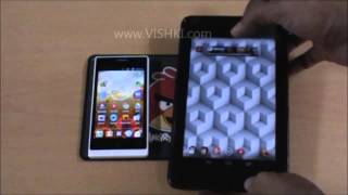 Android to Android Bluetooth Tethering  Tablet Phone [upl. by Siusan]