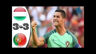 Hungary vs Portugal 33  All Goals amp Highlights 22062016 HD [upl. by Yusem]