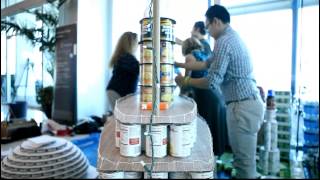 CANstruction  Canned Food Sculptures [upl. by Ekul]