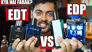 EDT VS EDP  LONGLASTING  DIFFERENCE BETWEEN EDT VS EDP IN HINDI eau de parfum vs eau de toilette [upl. by Warton]