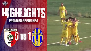 Calcio Promozione Gir A  SPD Tharros 1905Arborea Calcio 01 Highlights [upl. by Amaryllis]