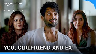 Farzi Sunny Meets His Ex ON A DATE  Farzi  Shahid Kapoor Raashii Khanna  Prime Video India [upl. by Redleh]