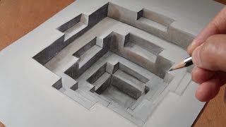 How To Create A 3d Illusion Of A Hole  Trick Art Trompeloeil [upl. by Chan]