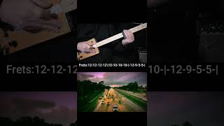 Diddley Bow You Gotta Move  1 String Home Made cigar box guitar diddley bow quotNo Chatquot Lesson tab [upl. by Erialc]