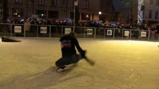 UNITEDS  Place Ste Catherine Brussels BELGIUM  Patinage Freestyle  Xtreme ice skating [upl. by Starks]