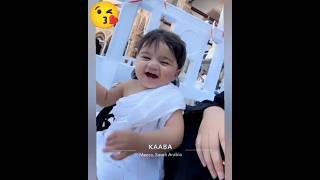 🤩😍🤓🕋so cute baby boy 💖 in Madina Shareef madina cutebaby trending viralshort [upl. by Anrim]