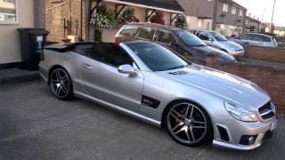 mercedes sl63 amg roof opening [upl. by Costin]