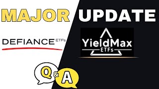 YieldMax amp Defiance ETFs UPDATE YMAX ETF QQQYJEPY Distributions  Upcoming ETFs MUST WATCH [upl. by Eleni]