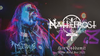 Nattefrost  Sin Goddamit live  Skien Metal Fest 2022 [upl. by Vanya]