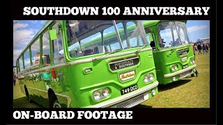 SOUTHDOWN 100 BUS amp COACH SHOW RALLY  ONBOARD FOOTAGE LEYLAND LEOPARD [upl. by Annoya360]