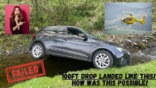 Audi ROLLED DOWN HILL into a RIVER OUCH [upl. by Attenyl93]