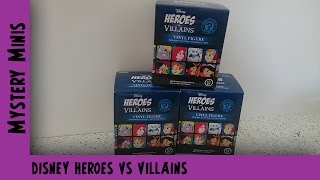 Disney Heroes vs Villains Funko Mystery Mini Unboxing  Adults Like Toys Too [upl. by Norvun565]