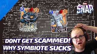 Symbiote SpiderMan kind of sucks Lets talk BAD DATA pushing New Cards [upl. by Bluma364]