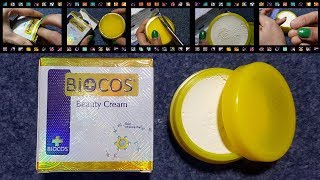 Biocos Beauty Cream Review Unboxing Benefits Uses Price Side Effects  Skin Care Cream Pakistan [upl. by Atsok]