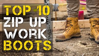 Top 10 Best Zip Up Work Boots [upl. by Alfonse412]