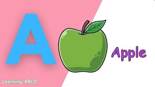 Abc Song  ABCD Song for kids  Learning ABC Letters and Basic English Vocabulary  Nursery Rhymes [upl. by Mirabelle]