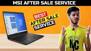 Laptop Company With The Best Service In India  MSI Service Center is Good [upl. by Meedan]