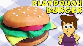 How to Make Playdough Burger [upl. by Oleg]