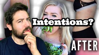 Vegan reacts to Morgan Adams quot30 Day Vegan Challengequot [upl. by Domineca727]