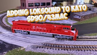 Kato SD9043MAC ESU Loksound conversion [upl. by Caryl584]