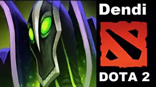 NaVi Dendi Rubick Dota 2 gameplay [upl. by Ahsienahs]