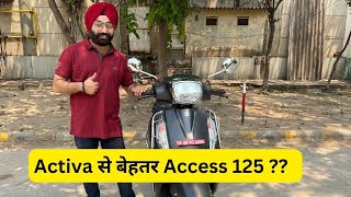 Suzuki Access 125 Ride Connect Edition Walkaround Review  Full Features with Details access125bs6 [upl. by Aziul553]