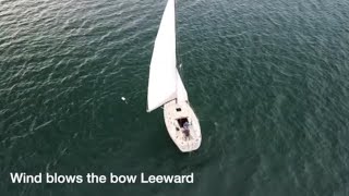 Topmast Crew Overboard demo Falling leaf COB return method [upl. by Herminia794]