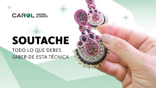 COMO HACER SOUTACHE Todo lo que debes saber de esta Técnica BISUTERÍA [upl. by Ajtak498]