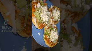 Tostadas De Tinga 😋🔥🍴fyp mukbang tinga tostadas tostadasdetinga eatwithme shorts food [upl. by Maurreen851]