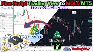 How to Convert TradingView Indicator to MT5 or PineScript to MQL5 Indicator PART 438  MA Cross [upl. by Georgena]