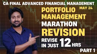 Portfolio Management Revision 1 I AFM I CAFINAL REVISION castudents icaistudents students icai [upl. by Rednaeel]