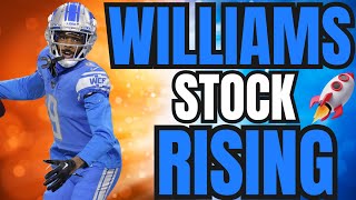 MUST DRAFT WR Jameson Williams Fantasy Football ADP is CLIMBING  Can he BREAK OUT in 2024 [upl. by Ahsinotna]