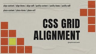 Stop struggling with CSS GRID ALIGNMENTS [upl. by Orsini28]