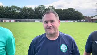 FA CUP POSTMATCH REACTION  Kempston Rovers 13 Biggleswade FC  19823 [upl. by Yvette]