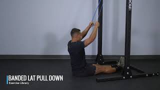 Banded Lat Pulldown  OPEX Exercise Library [upl. by Aicertap]