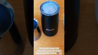 Making the perfect luxury hot chocolate using the Dualit Handheld Milk Frother 🍫☕ [upl. by Fairman]