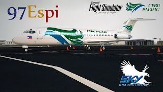 Cebu Pacific DC9  FS9 Sky Simulations 97Espi Films [upl. by Margit]