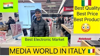 Media World in Italy  Best Market for electronic things  Best Market for international students [upl. by Tnek671]