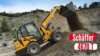 66 HP COMPACT TELESCOPIC WHEEL LOADER  SCHÄFFER 4670 T [upl. by Yenolem]