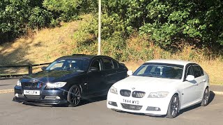 BMW E90 318i vs BMW E90 320d [upl. by Irb]