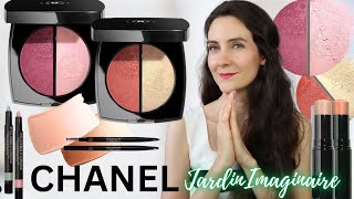 NEW CHANEL Jardin Imaginaire 2024 MAKEUP collection swatches amp First impression review [upl. by Leidag]