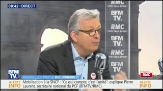 Pierre Laurent “Le gouvernement n’est pas obligé de souvrir au privé” [upl. by Namzaj]