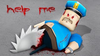 WHO DID THAT TO BARRY in BARRYS PRISON RUN New Scary Obby Roblox [upl. by Dean41]