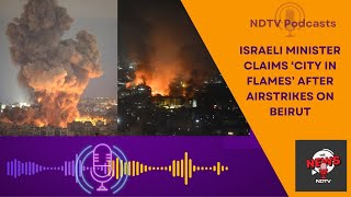 Israel Attacks Lebanon  Hezbollah Banks City In Flames What Israel Said After Beirut Airstrike [upl. by Asirrom203]