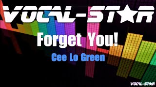 Cee Lo Green  Forget You  With Lyrics HD VocalStar Karaoke [upl. by Marilou]