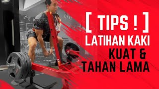 TIPS LATIHAN KAKI BIAR KUAT DAN TAHAN LAMA 🔥 [upl. by Tager]